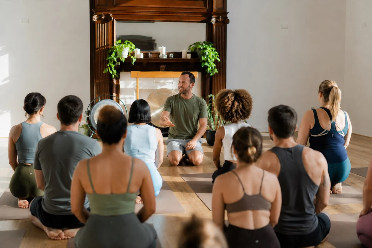 Posture Guy Mike leading a group session